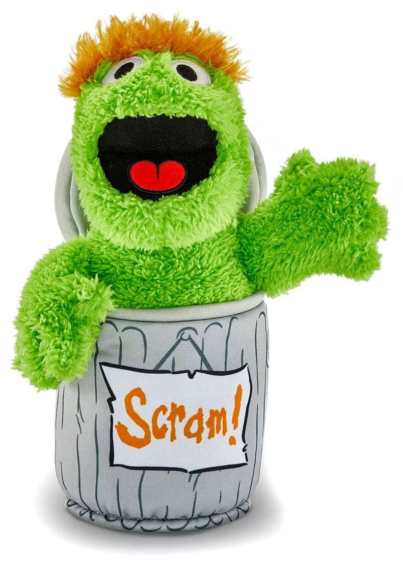 Sesame Street Oscar The Grouch Soft Stuffed Plush by Kohl's Cares, image size:791x1116