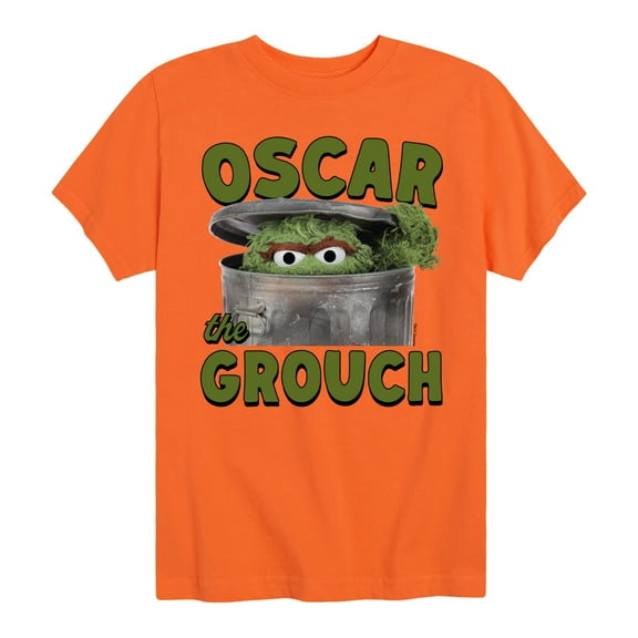 Sesame Street - Oscar The Grouch - Toddler and Youth Short Sleeve Graphic T-Shirt