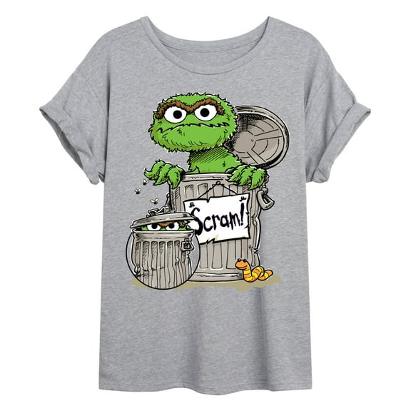 Sesame Street - Oscar The Grouch  - Women's Graphic T-Shirt