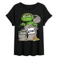 thumbnail image 1 of Sesame Street - Oscar The Grouch  - Women's Graphic T-Shirt, 1 of 4