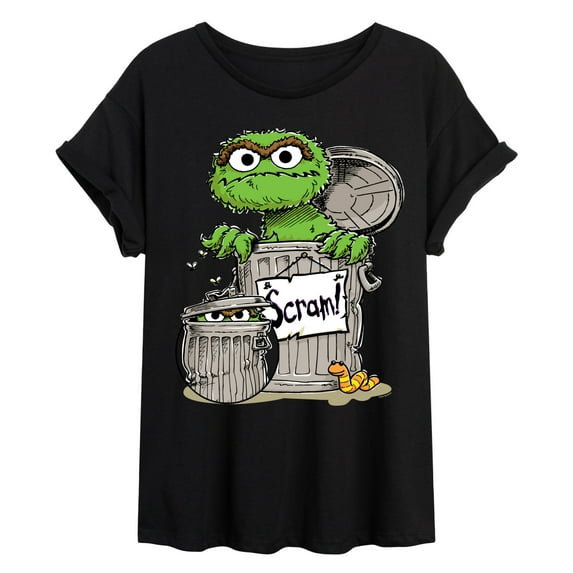 Sesame Street - Oscar The Grouch - Women's Graphic T-Shirt