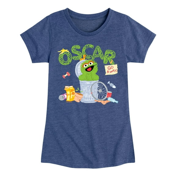 Sesame Street - Oscar - Toddler Girls Short Sleeve Graphic T-Shirt