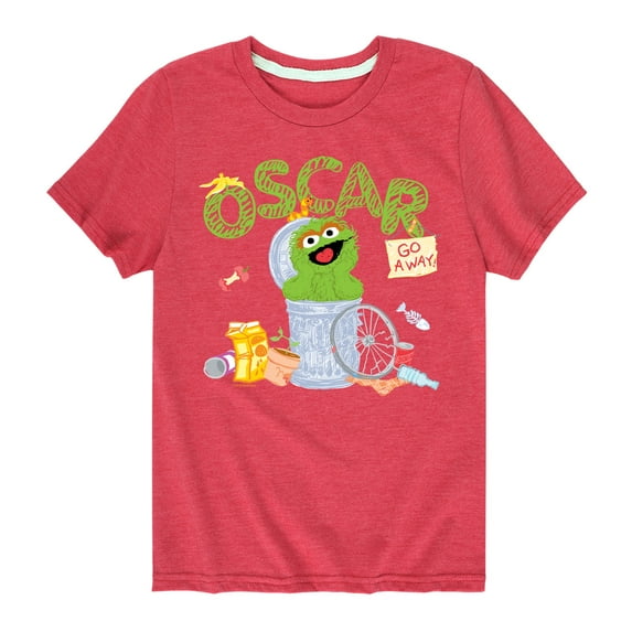 Sesame Street - Oscar - Toddler and Youth Short Sleeve Graphic T-Shirt