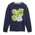thumbnail image 1 of Sesame Street - Oscar Trash Can - Toddler and Youth Long Sleeve T-Shirt, 1 of 4
