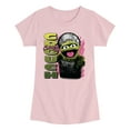 thumbnail image 1 of Sesame Street - Oscar the Grouch - Youth Girls Short Sleeve T-Shirt, 1 of 4
