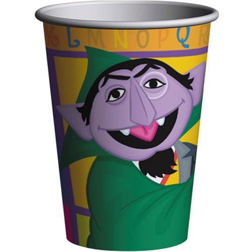 VARIOUS Sesame Street 'P is for Party' 9oz Paper Cups (8ct)