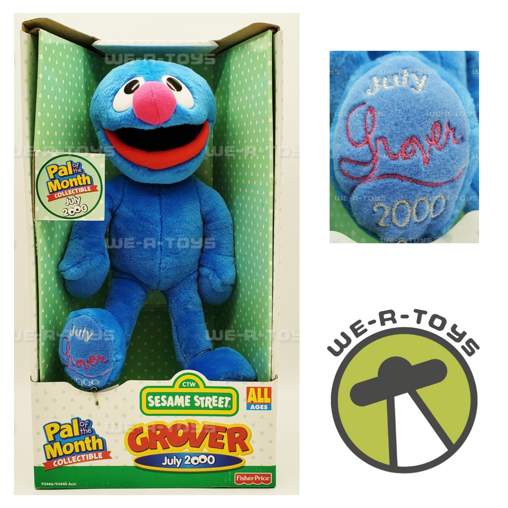 グローバー Pal of the Month 2000 July Sesame Street Pal of the Month Grover July 2000 Fisher-Price