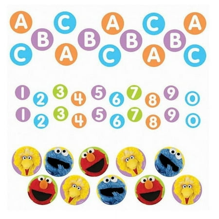 Sesame Street Party Confetti Value Pack (3 types)