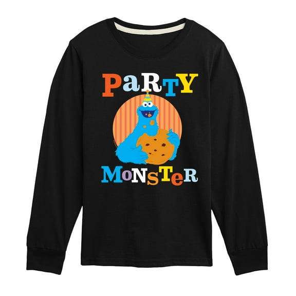 Sesame Street - Party Monster Cookie Monster - Toddler and Youth Long Sleeve T-Shirt