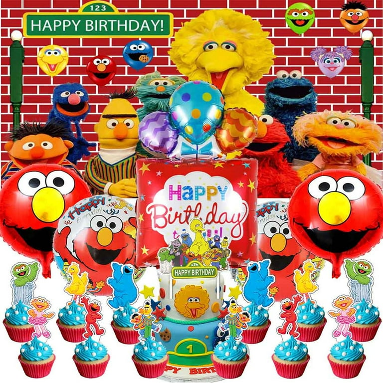 Sesame Street Birthday Party Supplies Sesame Street Fabric Party — free download