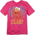 thumbnail image 1 of Sesame Street T-Shirt Patterned Elmo Heart Unisex Graphic Tee For Men & Women, 1 of 7
