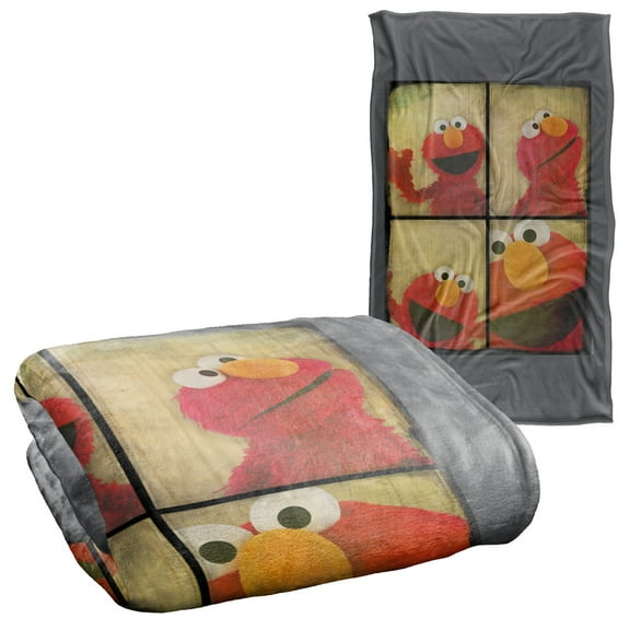 Sesame Street Photo Booth Elmo Officially Licensed Silky Touch Super Soft Throw Blanket 36" x 58"
