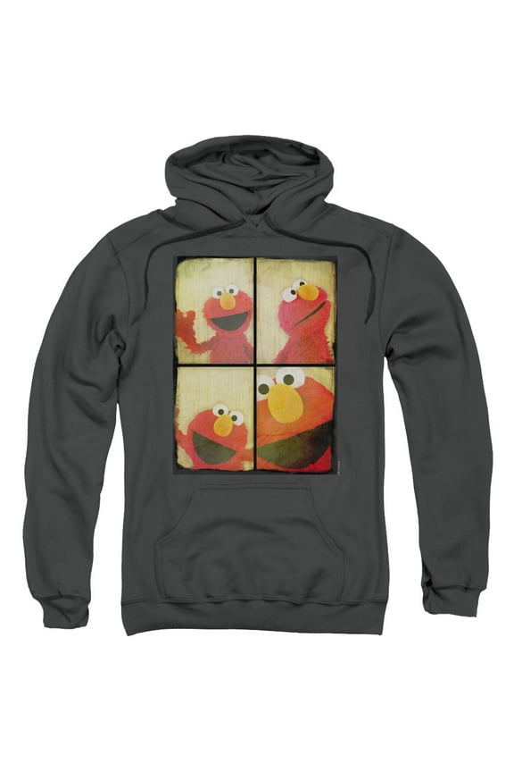 Sesame Street - Photo Booth Elmo - Pull-Over Hoodie - Large