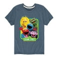 thumbnail image 1 of Sesame Street - Photo Elmo and Friends - Toddler and Youth Short Sleeve Graphic T-Shirt, 1 of 5