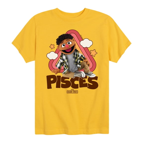 Sesame Street - Pisces Tamir - Toddler and Youth Short Sleeve Graphic T-Shirt