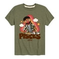 thumbnail image 1 of Sesame Street - Pisces Tamir - Toddler and Youth Short Sleeve Graphic T-Shirt, 1 of 5