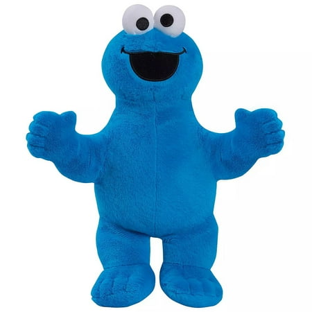 Sesame Street Plush 14" Cookie Monster Stuffed Toy, by Just Play