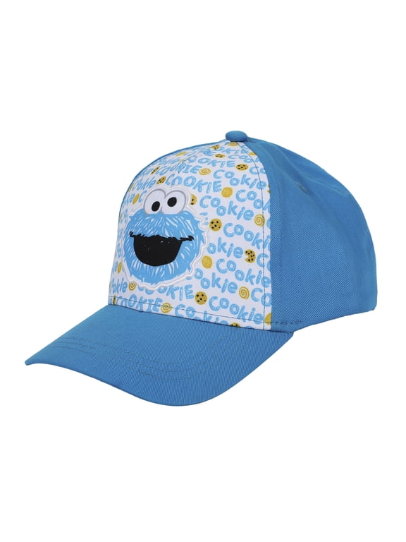 Sesame Street Cookie Monster Toddler Adjustable Baseball Cap, Blue