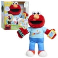 thumbnail interactive-video image 1 of Sesame Street 13-inch Learning Elmo Plush Stuffed Animal with 50+ Phrases, Lights, Sounds, & Motion, 1 of 11