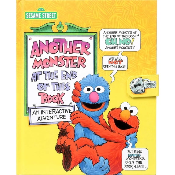 Sesame Street Pop Up Book - Interactive Storybook with Elmo and Grover in "Monster At the End of This Book" for Toddlers | Sesame Street Bedtime Story
