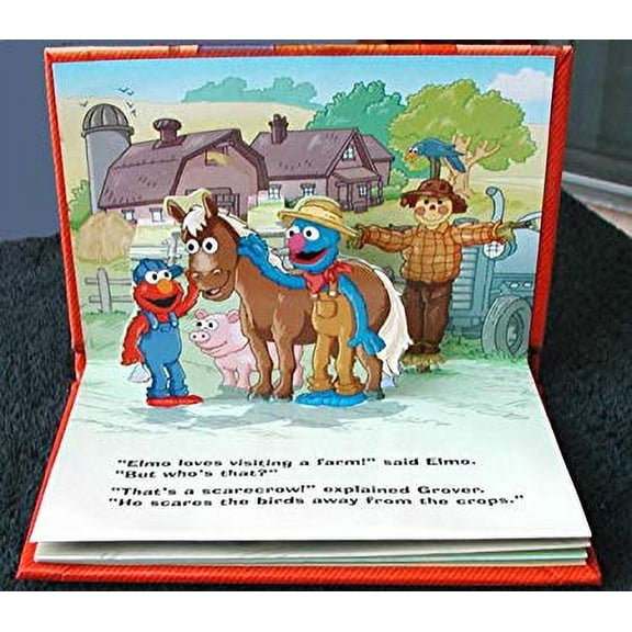 Pre-Owned Sesame Street Pop-up Book - Elmo Visits a Farm 9781419421457