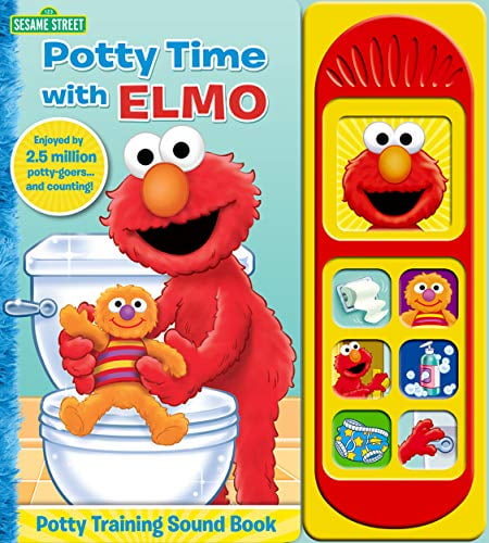 Pre-Owned Sesame Street: Potty Time with Elmo Potty Training Sound Book [With Battery] (Board book) 141273486X 9781412734868