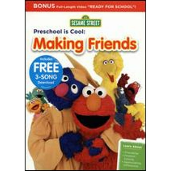 Pre-Owned Sesame Street: Preschool Is Cool! - Making Friends (DVD 0854392002650)