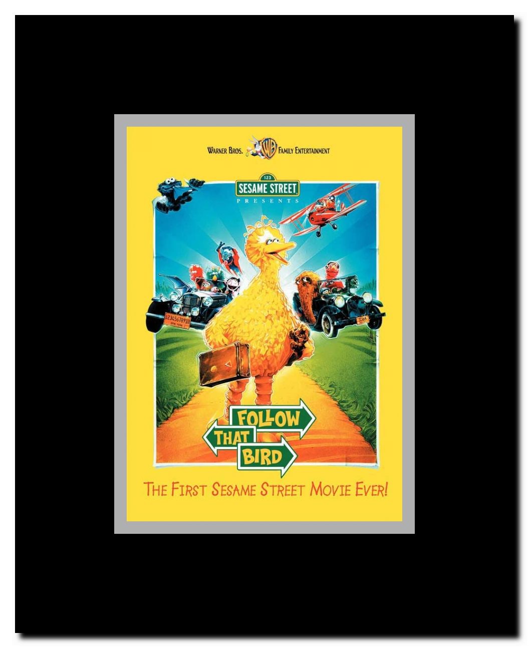 Sesame Street Presents: Follow that Bird Framed Movie Poster