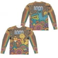thumbnail image 1 of Sesame Street - Psychedelic 69 (Front/Back Print) - Regular Fit Long Sleeve Shirt - Small, 1 of 2