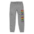thumbnail image 1 of Sesame Street Rainbow Character Logo Adult Unisex Heather Grey Graphic Sweatpants - M, 1 of 1