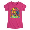 thumbnail image 1 of Sesame Street - Rainbow - Girls Fitted Short Sleeve Graphic T-Shirt, 1 of 4