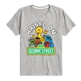 thumbnail image 1 of Sesame Street - Raised On Sesame Street - Toddler and Youth Short Sleeve Graphic T-Shirt, 1 of 5