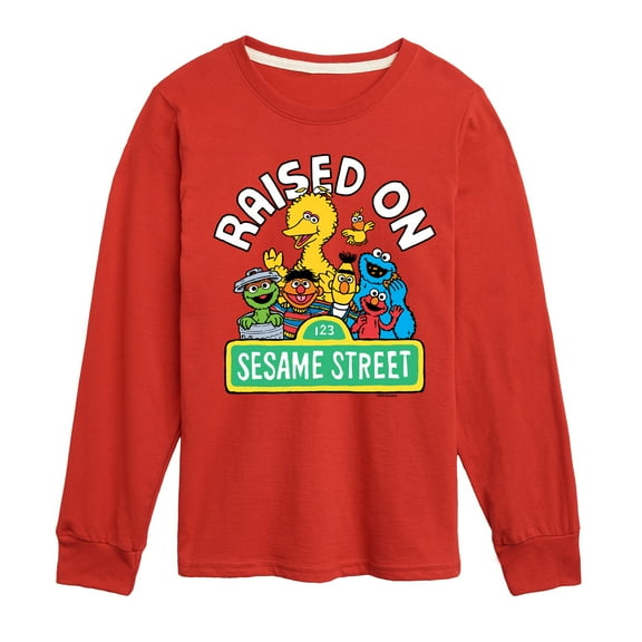 Sesame Street - Raised On - Toddler and Youth Long Sleeve T-Shirt