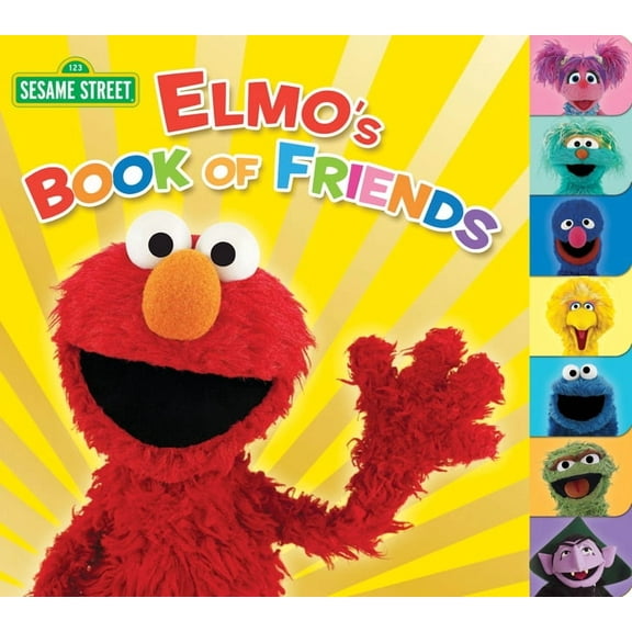 Sesame Street (Random House) Elmo's Book of Friends, (Board Book)