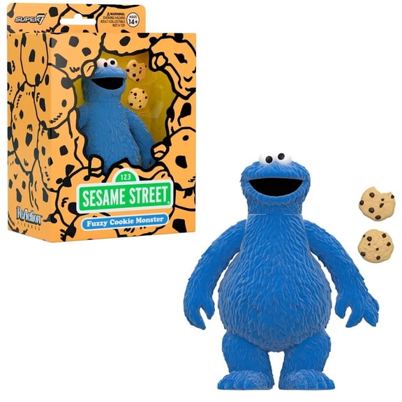 Sesame Street - ReAction Figures - Cookie Monster (Fuzzy)