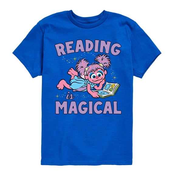 Sesame Street - Reading Is Magical - Toddler and Youth Short Sleeve Graphic T-Shirt