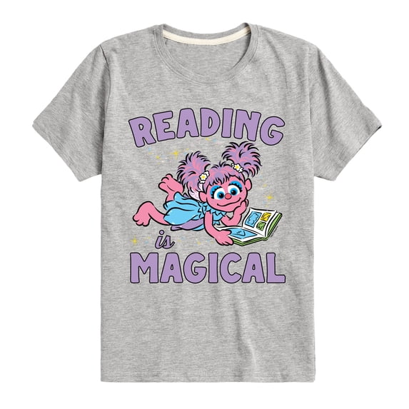 Sesame Street - Reading Is Magical - Toddler and Youth Short Sleeve Graphic T-Shirt