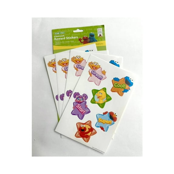 Sesame Street Reward Stickers (4 sheets / 24 stickers)