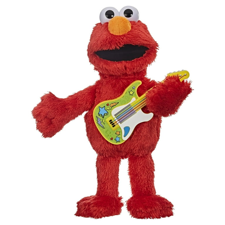 Sesame Street Rock and Rhyme Elmo Talking Plush, 14-Inch, Singing