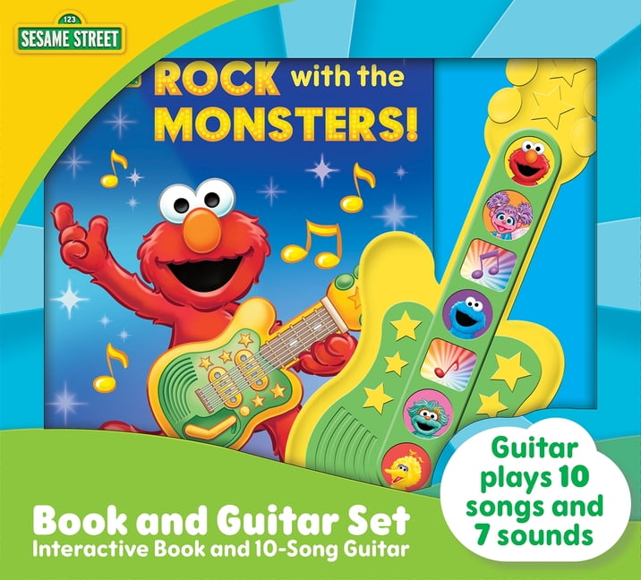 Sesame Street: Rock with the Monsters! Book and Guitar Set (Paperback)