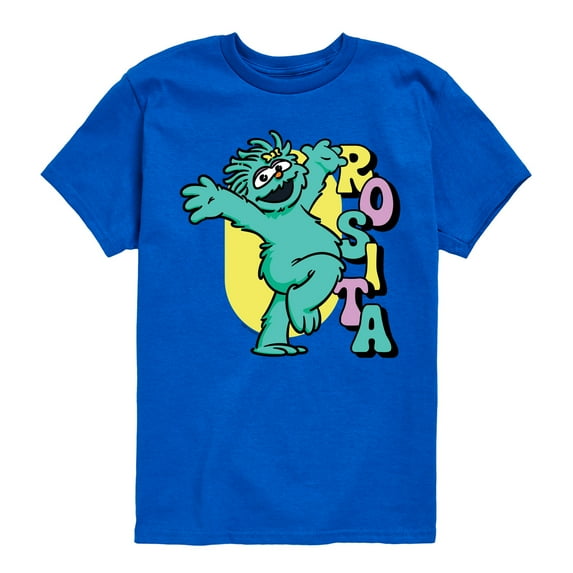 Sesame Street - Rosita Hands Up - Toddler and Youth Short Sleeve Graphic T-Shirt