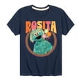 thumbnail image 1 of Sesame Street - Rosita With Flowers - Toddler and Youth Short Sleeve Graphic T-Shirt, 1 of 5