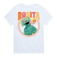 thumbnail image 1 of Sesame Street - Rosita With Flowers - Toddler and Youth Short Sleeve Graphic T-Shirt, 1 of 5