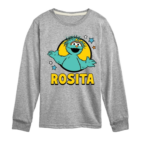 Sesame Street - Rosita With Stars - Toddler and Youth Long Sleeve T-Shirt