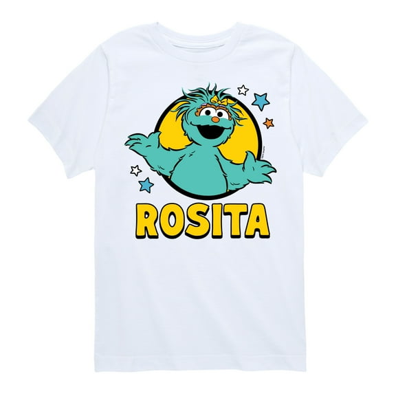 Sesame Street - Rosita With Stars - Toddler and Youth Short Sleeve Graphic T-Shirt