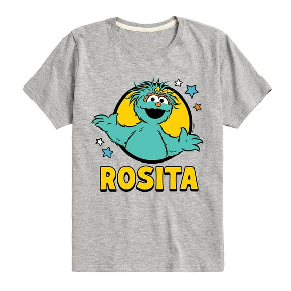 Sesame Street - Rosita With Stars - Toddler and Youth Short Sleeve Graphic T-Shirt