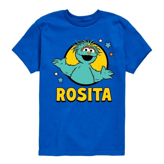 Sesame Street - Rosita With Stars - Toddler and Youth Short Sleeve Graphic T-Shirt