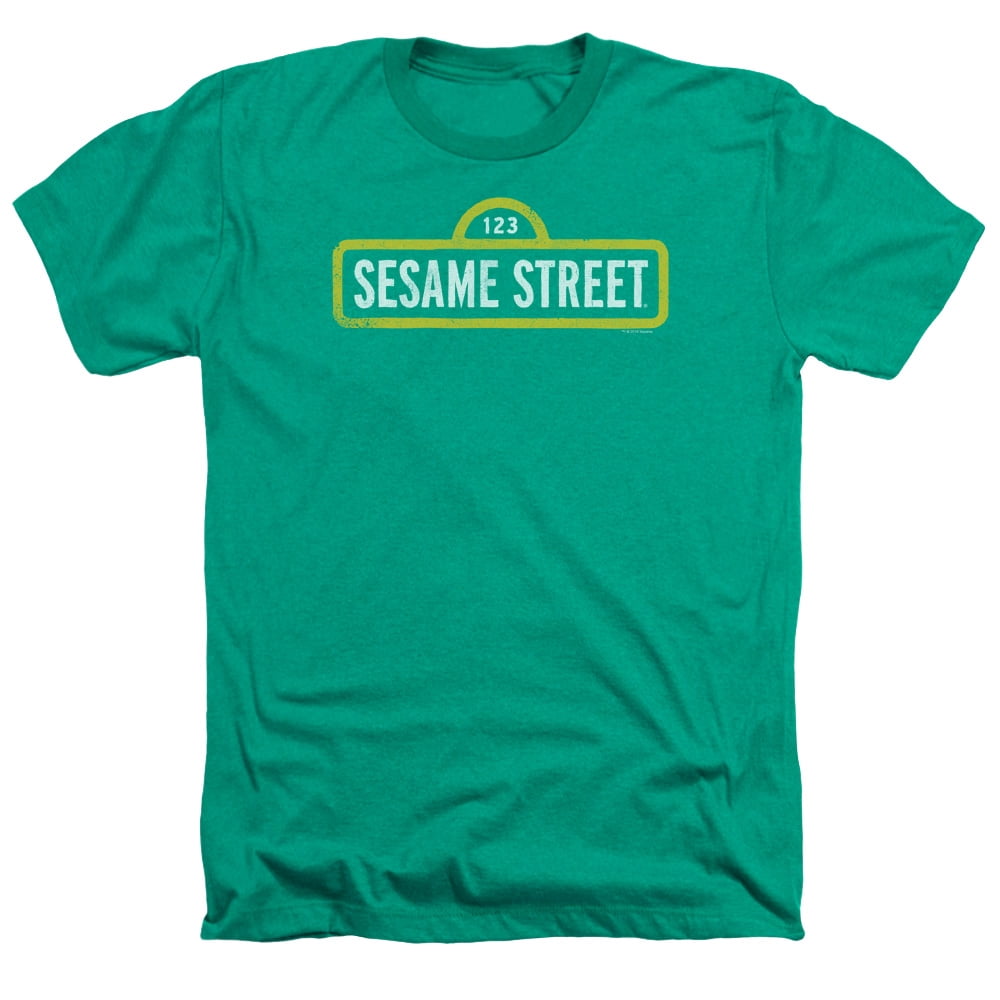 Sesame Street Ruff Sesame Street - Rough Logo - Heather Short Sleeve Shirt - X-Large ...