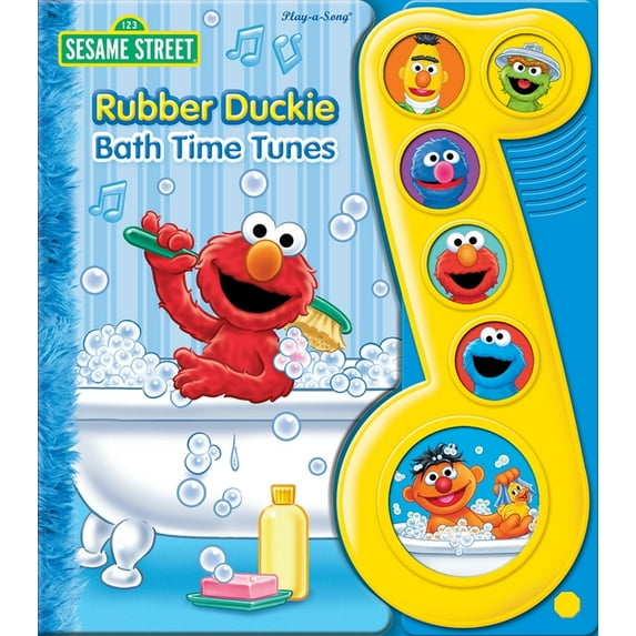 Sesame Street - Rubber Duckie Bath Time Tunes Sound Book - PI Kids