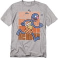 thumbnail image 1 of Sesame Street T-Shirt Run Run Grover Unisex Graphic Tee for Men & Women, 1 of 7